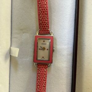Pink Coach watch